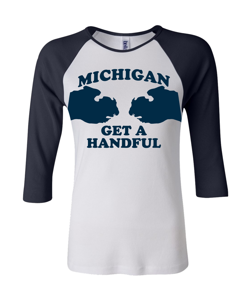 Baby Rib Three-Quarter Sleeve Raglan T-Shirt