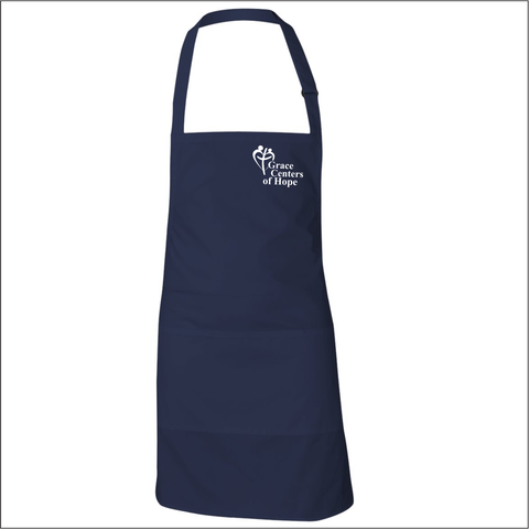 Full Apron with Embroidered Logo
