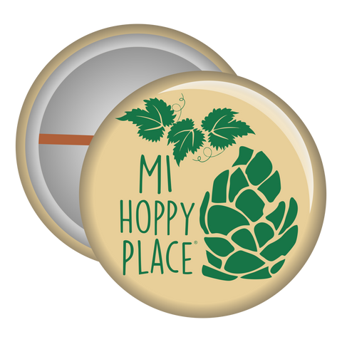 MI Hoppy Place Button Pin